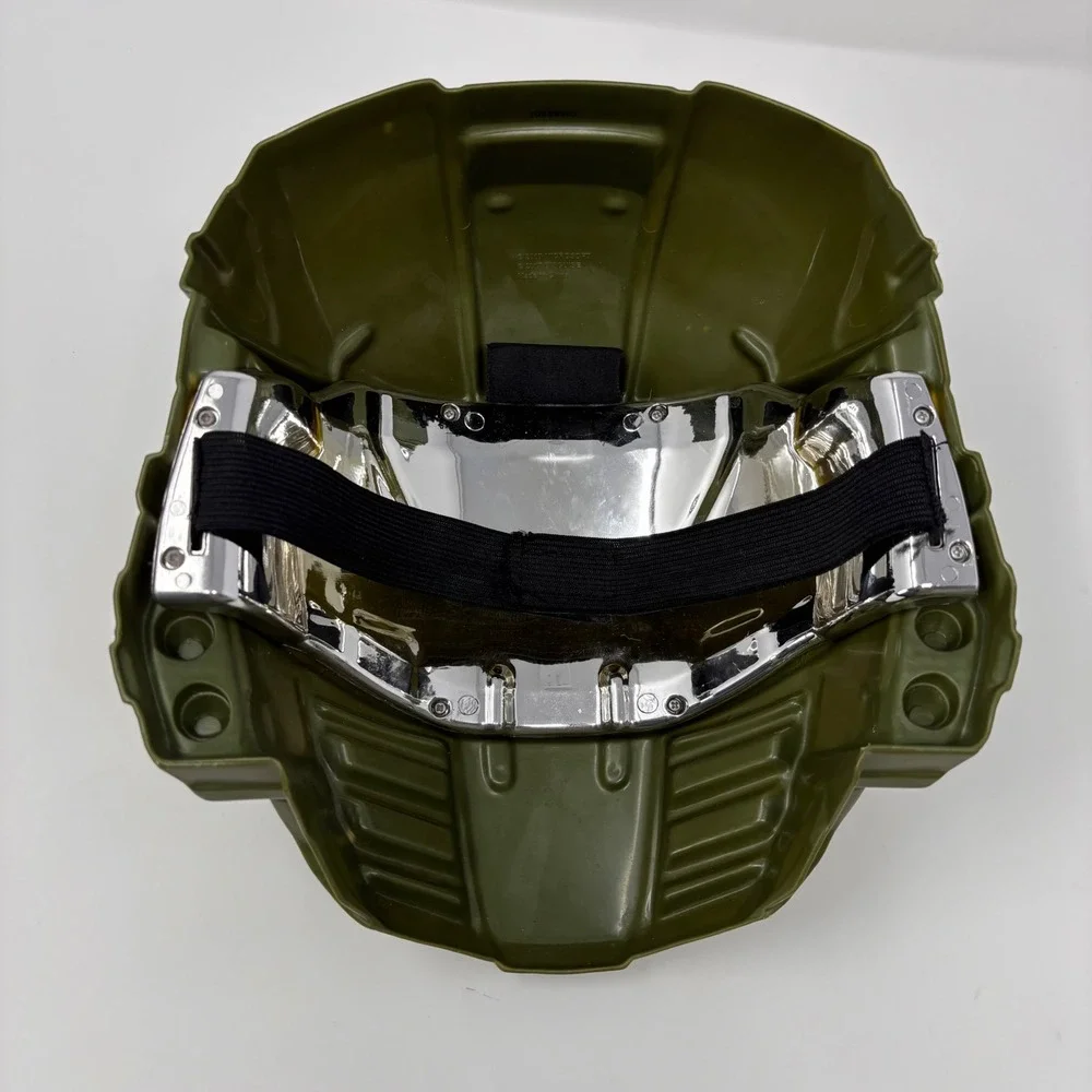Halo Master Chief Mask Kids Costume Accessory Green Gold Visor Disguise 2017